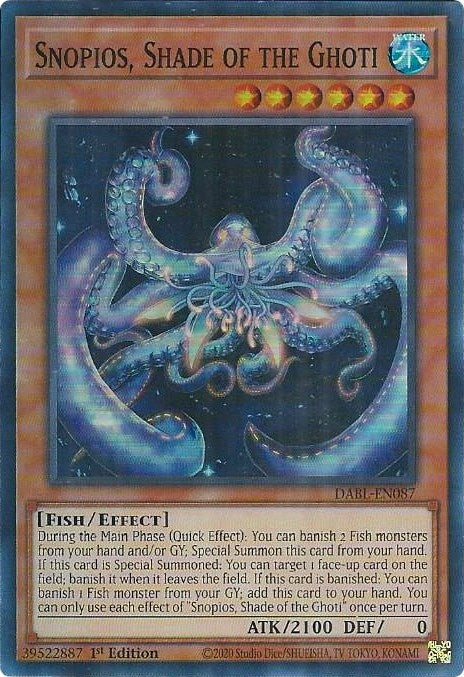 Snopios Shade of the Ghoti (DABL-EN087) [DABL]