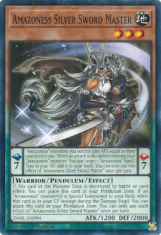 Amazoness Silver Sword Master (DABL-EN094) [DABL]