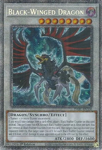 Black Winged Dragon Starlight Rare (DABL-EN100) [DABL]