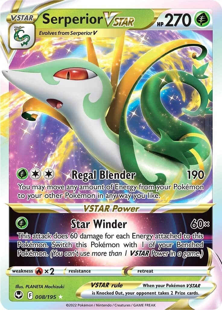 Serperior VSTAR (008/195) [SWSH12]
