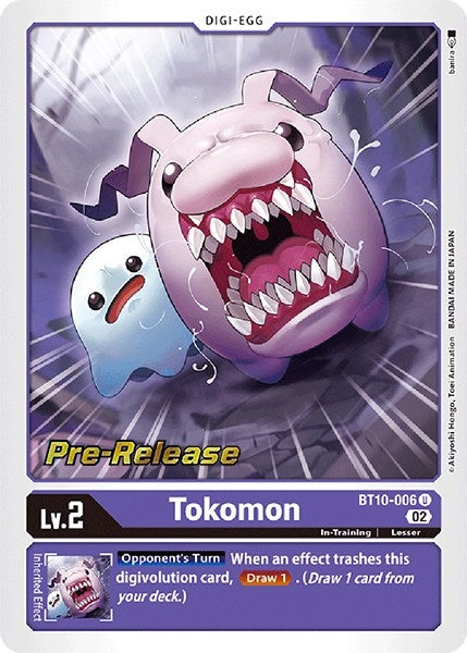 Image for Tokomon [Xros Encounter Pre-Release Cards]