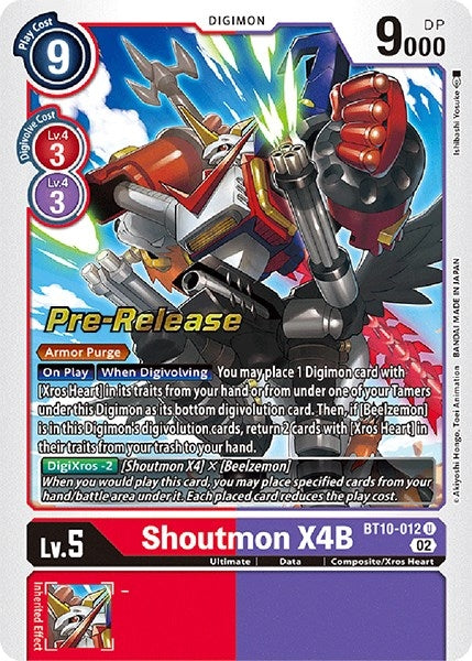 Image for Shoutmon X4B [Xros Encounter Pre-Release Cards]