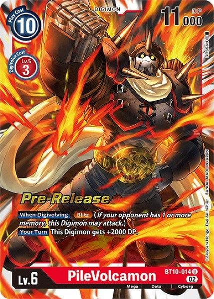 Image for PileVolcamon [Xros Encounter Pre-Release Cards]