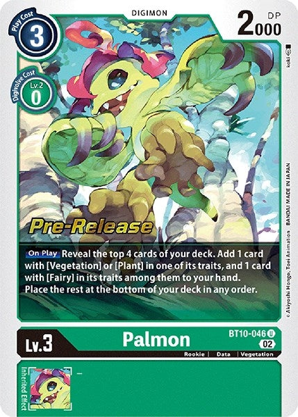 Image for Palmon [Xros Encounter Pre-Release Cards]