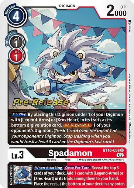Image for Spadamon [Xros Encounter Pre-Release Cards]