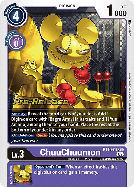 Image for ChuuChuumon [Xros Encounter Pre-Release Cards]