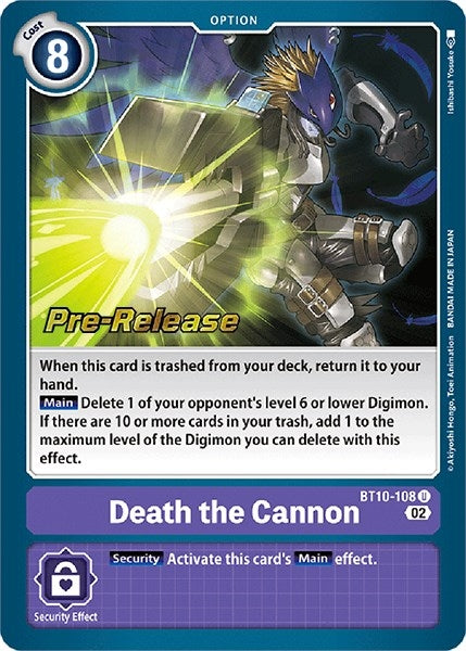 Image for Death the Cannon [Xros Encounter Pre-Release Cards]