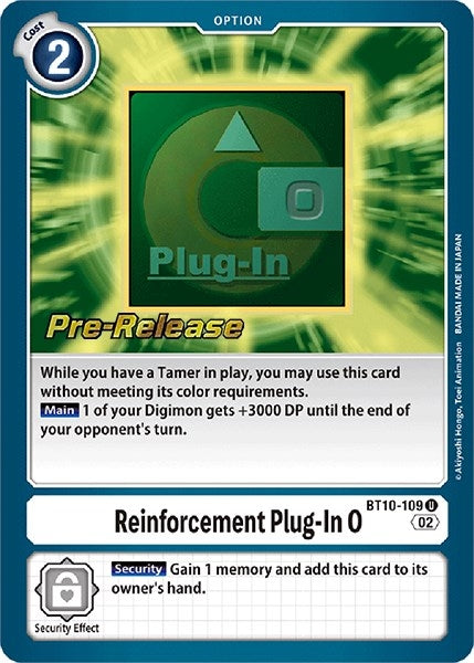 Image for Reinforcement Plug-In 0 [Xros Encounter Pre-Release Cards]
