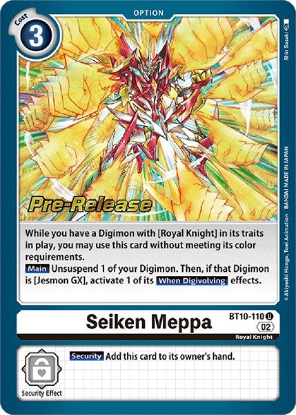 Image for Seiken Meppa [Xros Encounter Pre-Release Cards]
