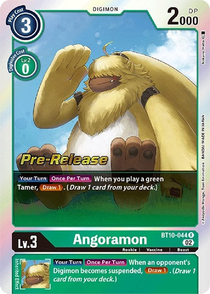 Image for Angoramon [Xros Encounter Pre-Release Cards]