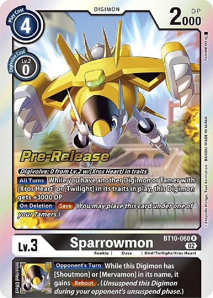 Image for Sparrowmon [Xros Encounter Pre-Release Cards]