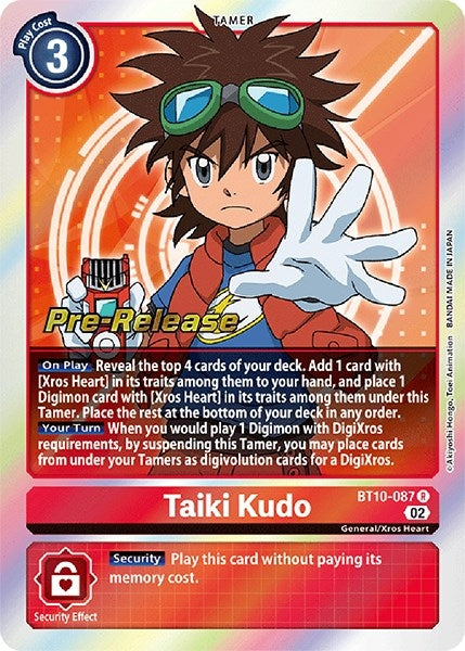 Image for Taiki Kudo [Xros Encounter Pre-Release Cards]