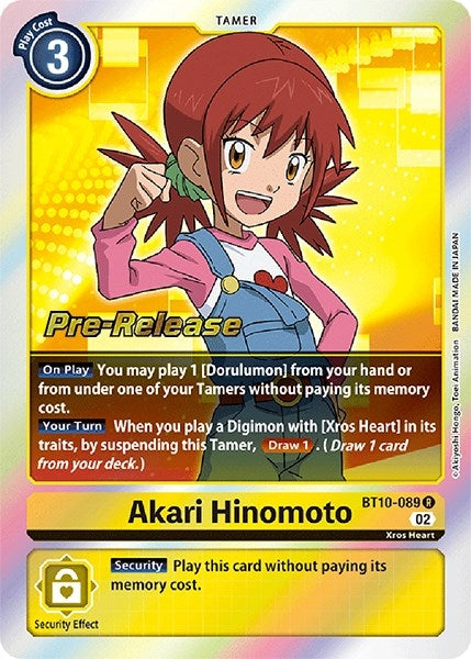 Image for Akari Hinomoto [Xros Encounter Pre-Release Cards]