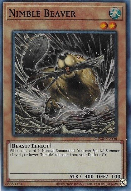 Nimble Beaver (OP20-EN006) [OP20]