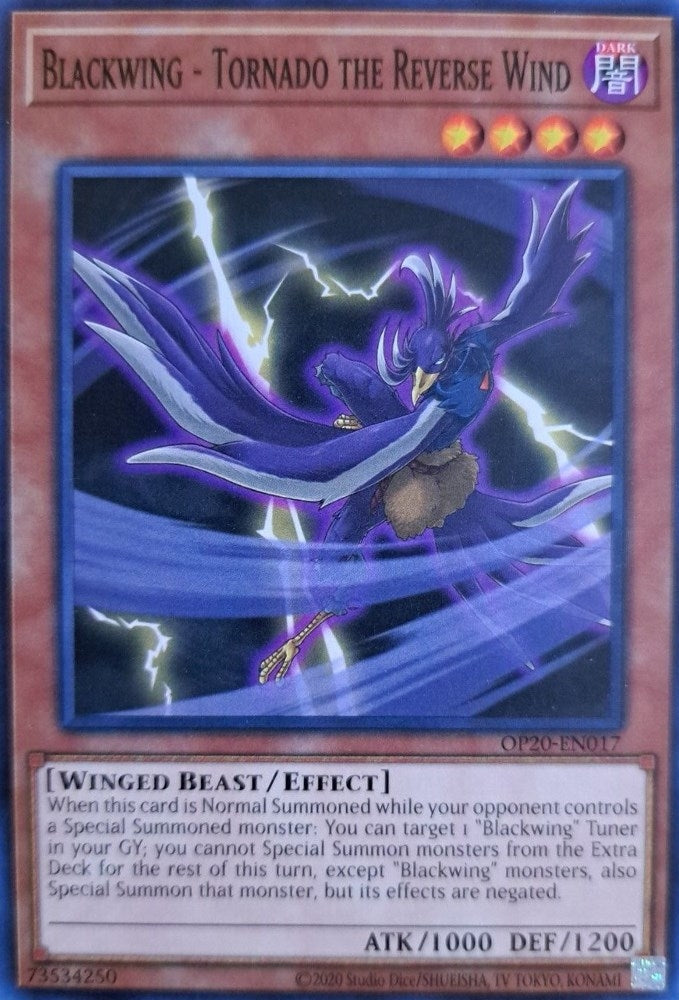 Blackwing Tornado the Reverse Wind (OP20-EN017) [OP20]