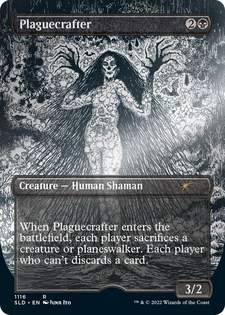 Plaguecrafter Borderless Foil Etched (1116) [SLD]