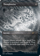 Thoughtseize Borderless Foil Etched (1117) [SLD]