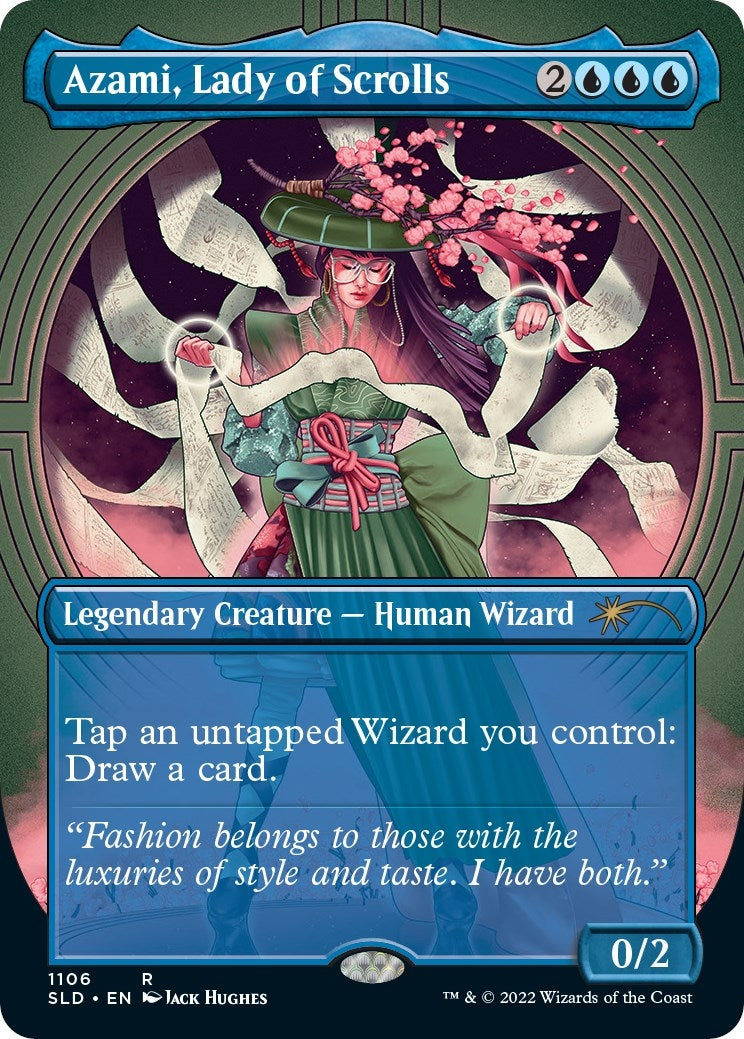 Azami Lady of Scrolls Borderless (1106) [SLD]