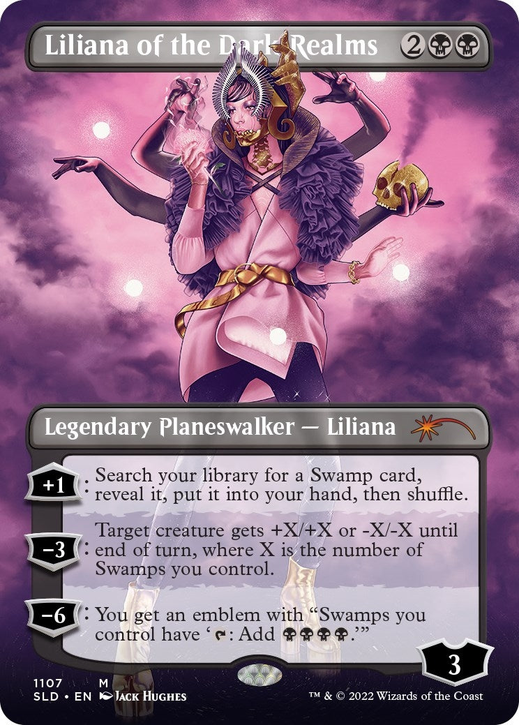 Liliana of the Dark Realms Borderless (1107) [SLD]