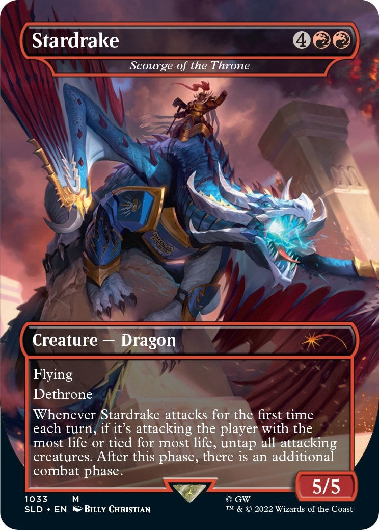 Stardrake Scourge of the Throne Borderless (1033) [SLD]