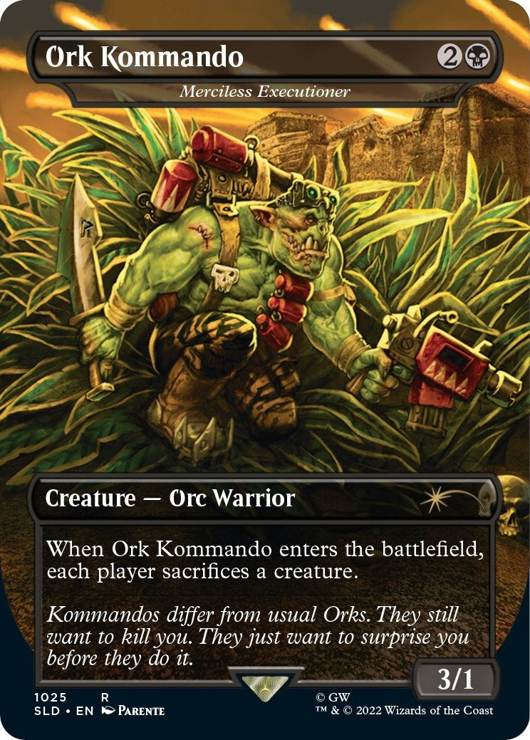 Ork Kommando Merciless Executioner Borderless (1025) [SLD]