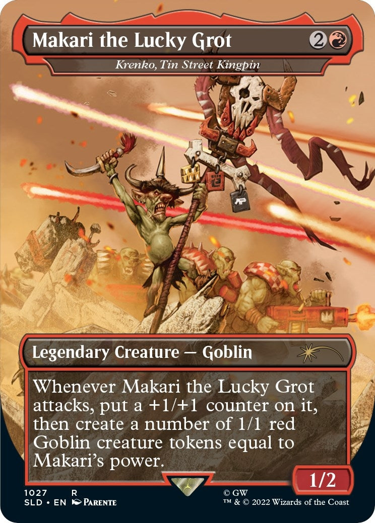 Makari the Lucky Grot Krenko Tin Street Kingpin Borderless (1027) [SLD]