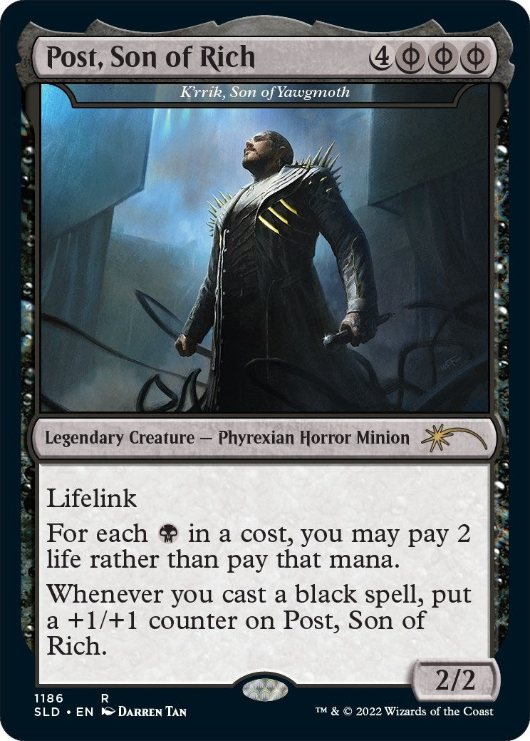 Post Son of Rich Krrik Son of Yawgmoth Post Malone (1186) [SLD]