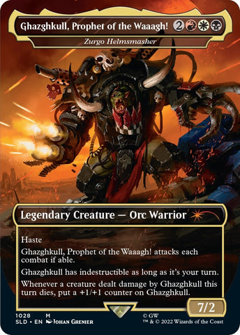 Ghazghkull Prophet of the Waaagh Zurgo Helmsmasher Borderless (1028) [SLD]