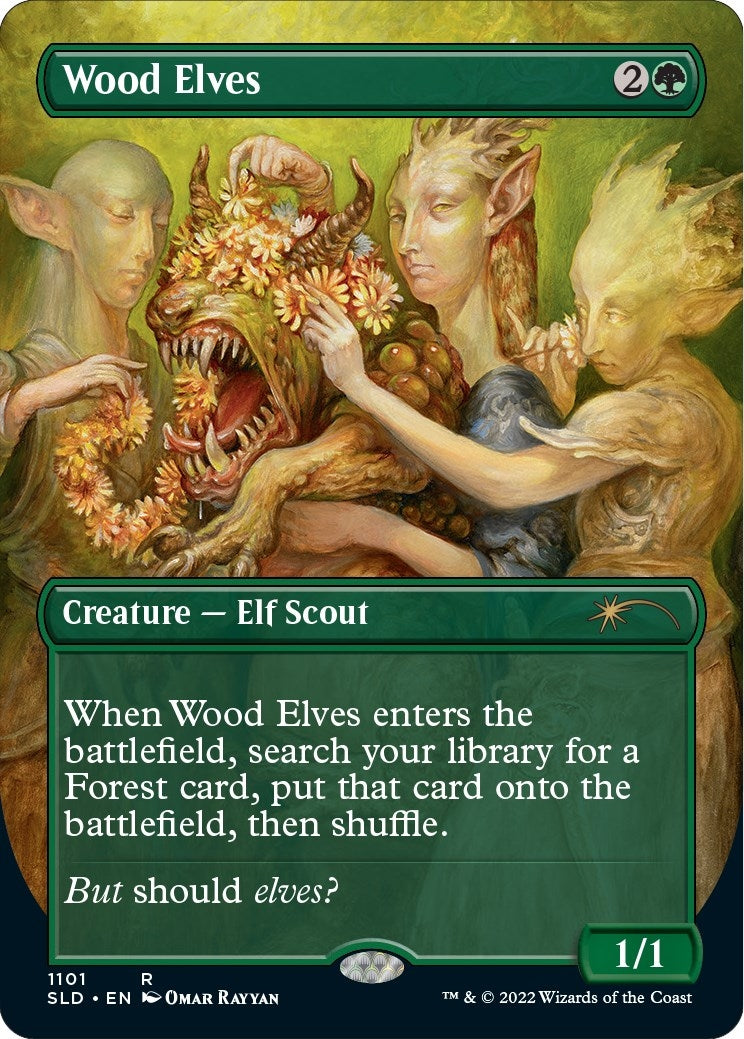 Wood Elves Borderless (1101) [SLD]