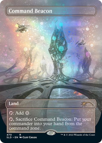 Command Beacon Borderless Galaxy Foil (470) [SLD]