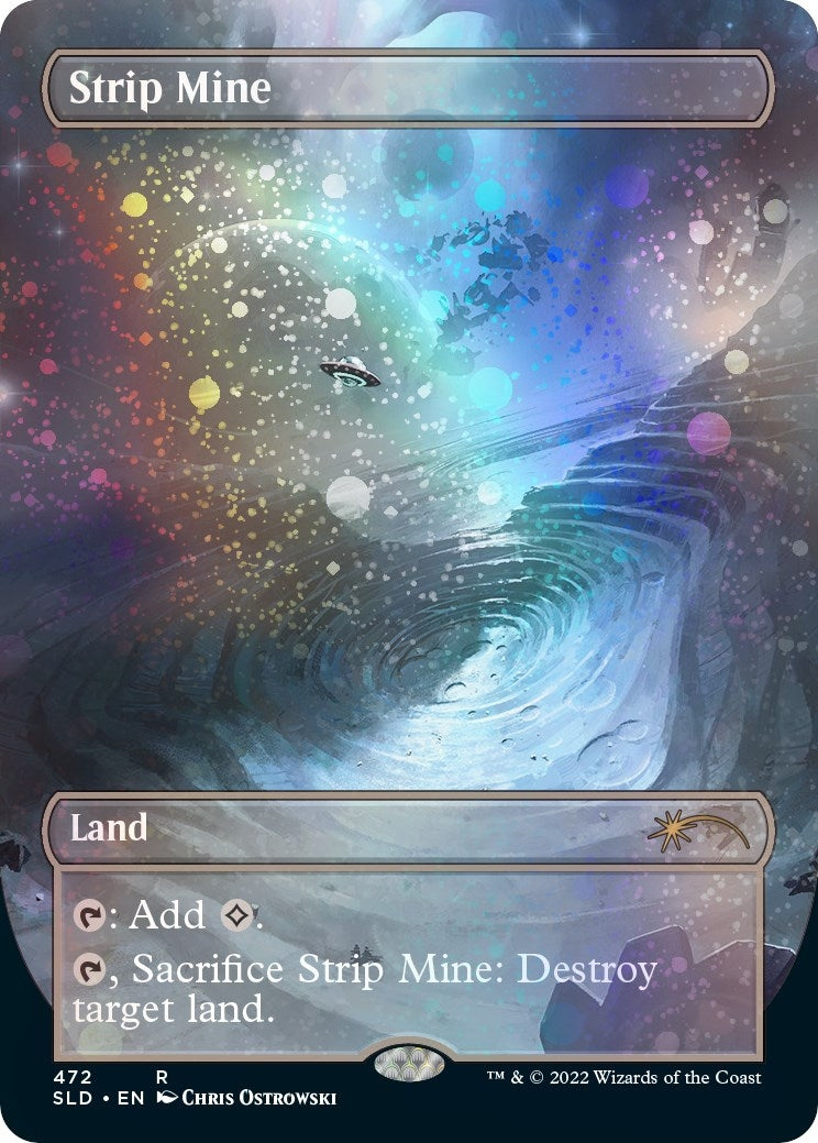 Strip Mine Borderless Galaxy Foil (472) [SLD]
