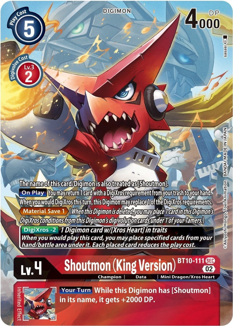Image for Shoutmon (King Version) (Alternate Art) [Xros Encounter]
