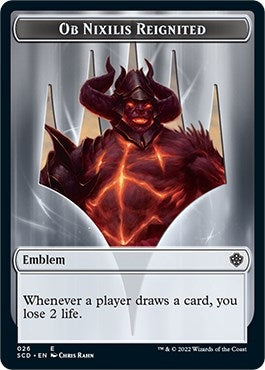 Emblem Ob Nixilis Reignited Double sided Token [SCD]