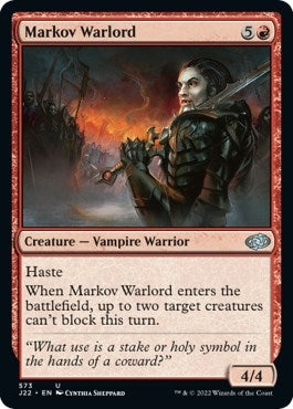 Markov Warlord (573) [J22]