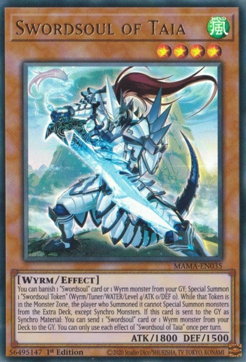 Swordsoul of Taia (MAMA-EN035) [MAMA]