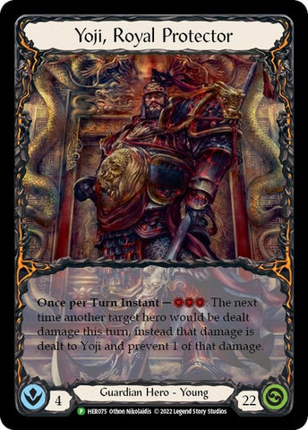 Image for Yoji, Royal Protector - HER075 [Flesh and Blood: Promo Cards]