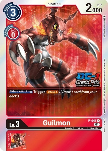 Image for Guilmon (DC-1 2022 Stamped) [Digimon Promotion Cards]