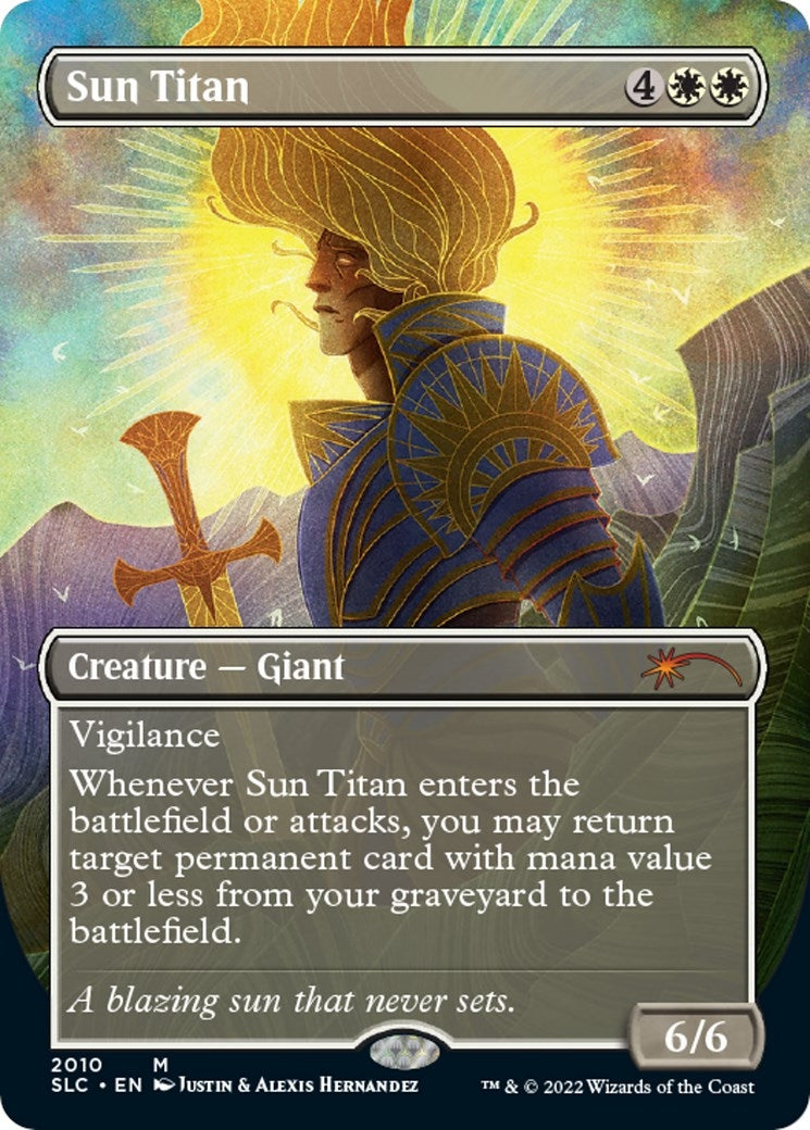Sun Titan (Borderless) [Secret Lair 30th Anniversary Countdown Kit]