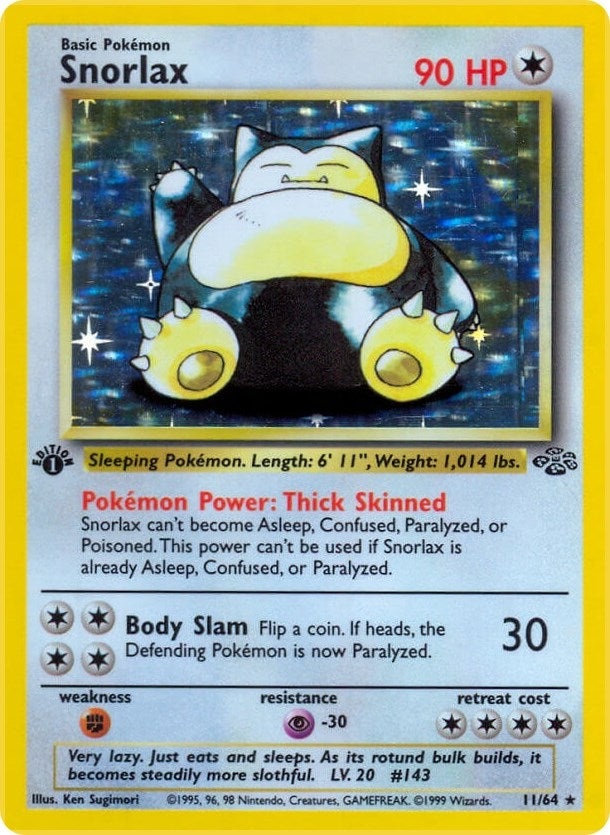 Snorlax 11 (11/64) [JU]