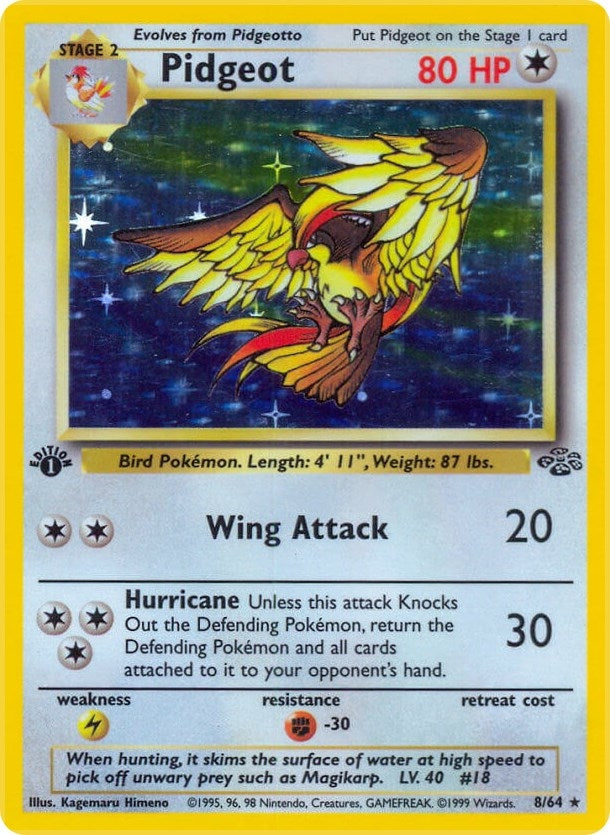 Pidgeot 8 (08/64) [JU]