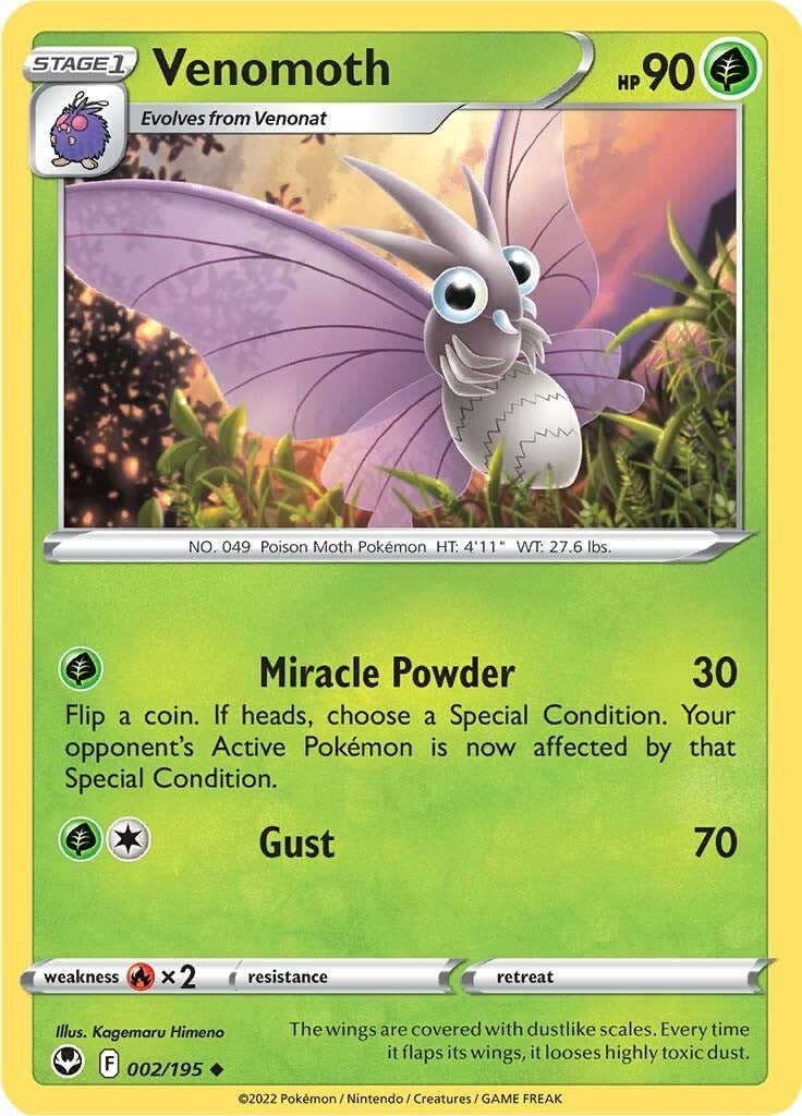 Venomoth (002/195) [SWSH12]