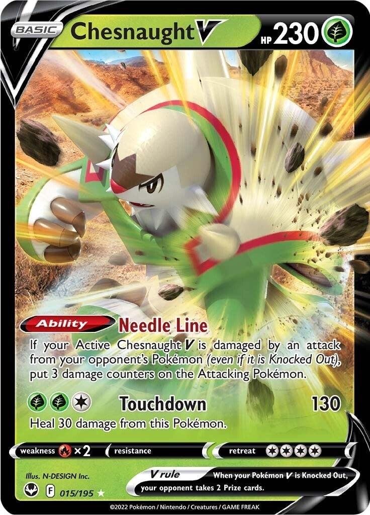 Chesnaught V (015/195) [SWSH12]