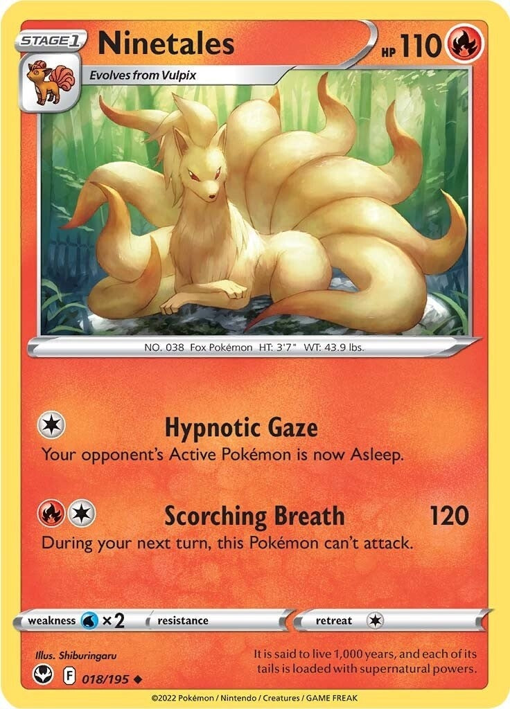 Ninetales (018/195) [SWSH12]