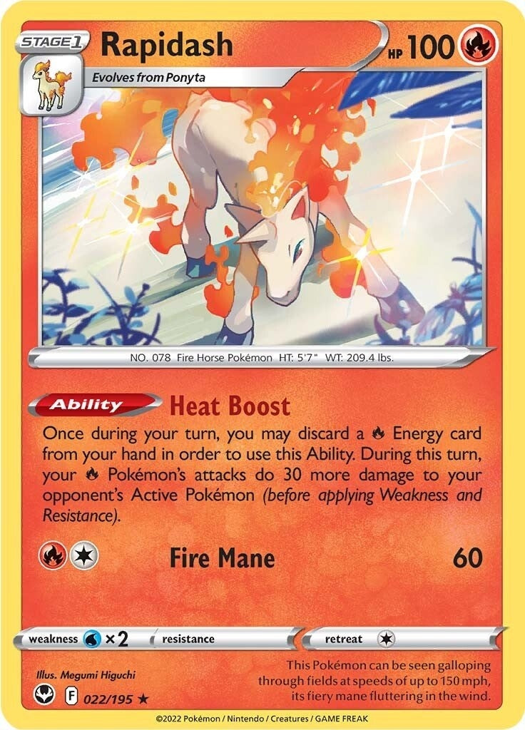 Rapidash (022/195) [SWSH12]