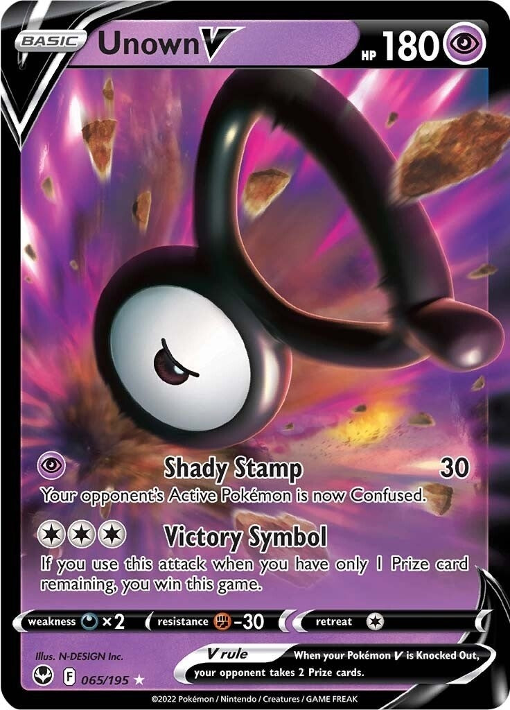 Unown V (065/195) [SWSH12]