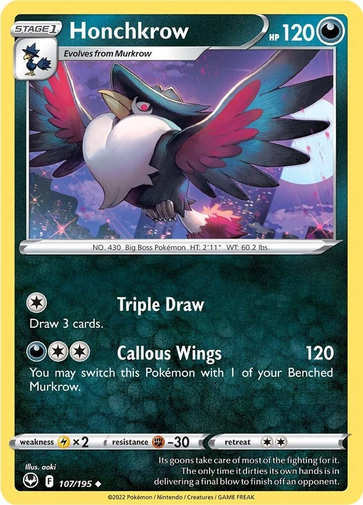 Honchkrow (107/195) [SWSH12]
