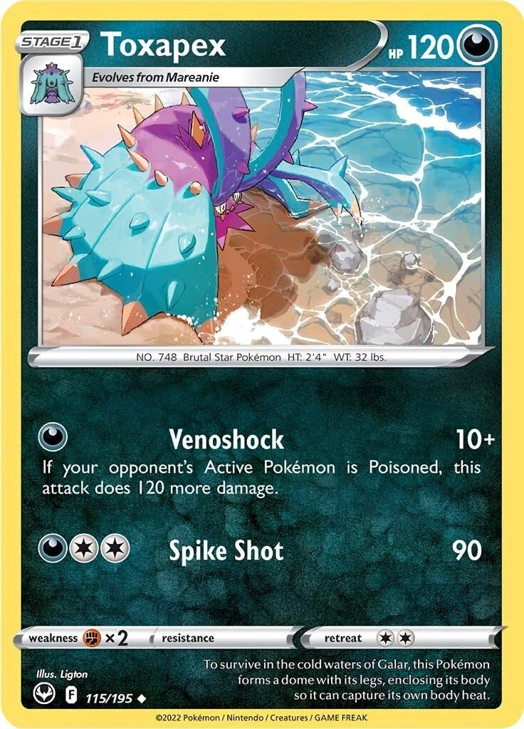 Toxapex (115/195) [SWSH12]