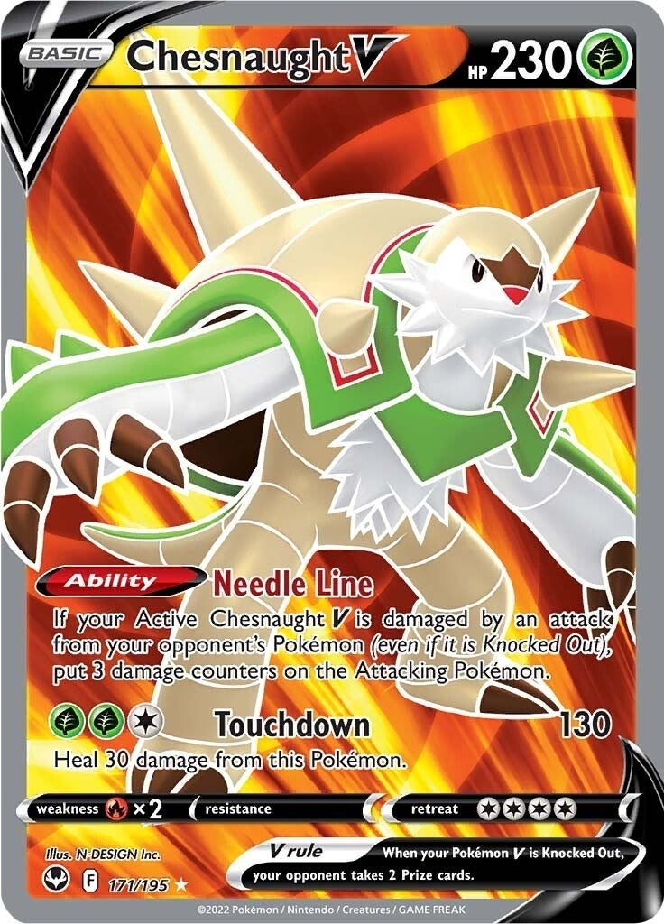 Chesnaught V Full Art (171/195) [SWSH12]