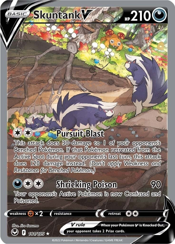 Skuntank V Alternate Full Art (181/195) [SWSH12]