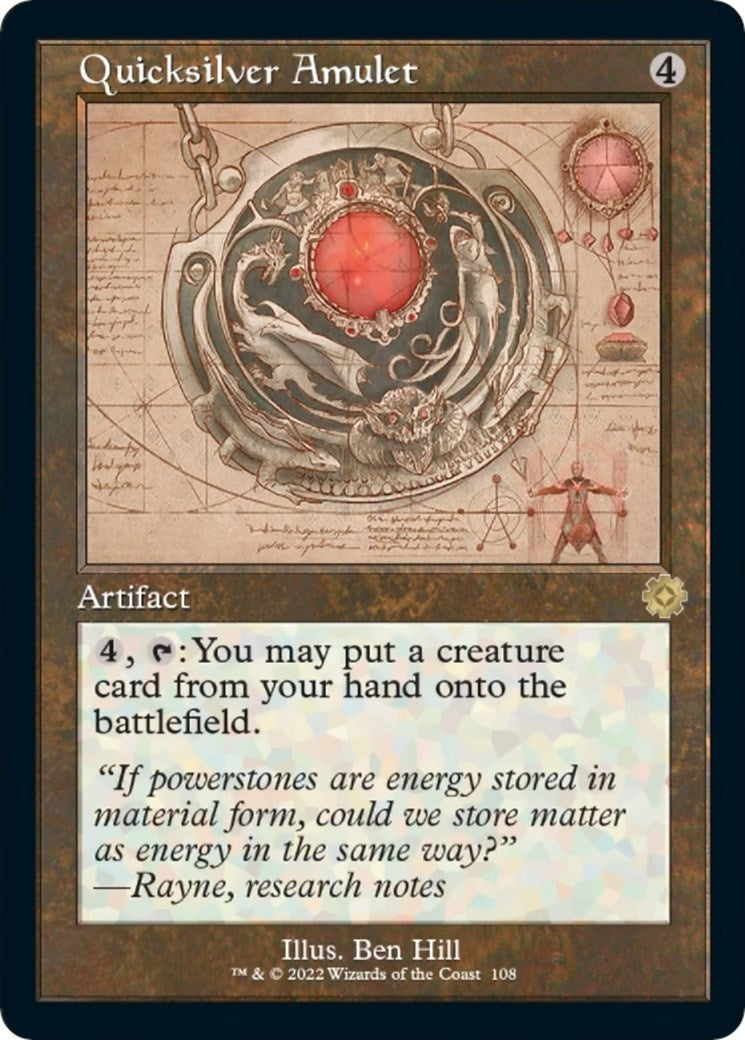Quicksilver Amulet Schematic (108) [BRR]